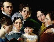 The Dubufe Family in 1820. unknow artist